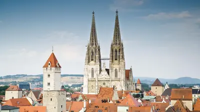 Blick über die Dächer von Regensburg