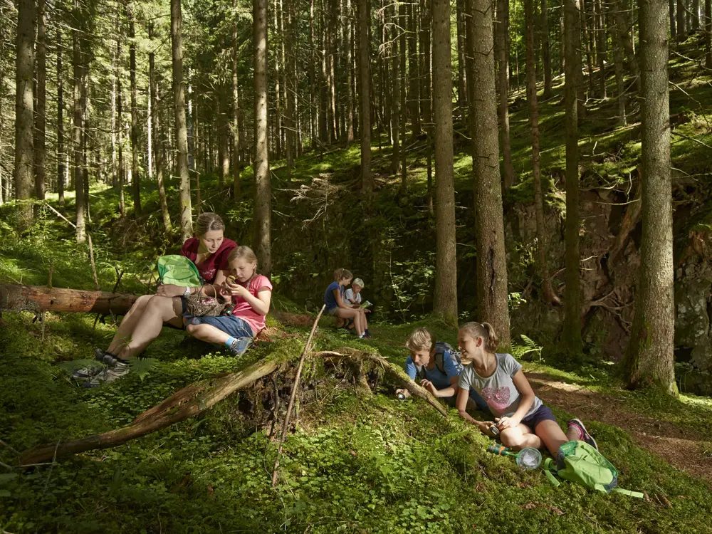 Entdeckungstour mit dem Naturforscherrucksack