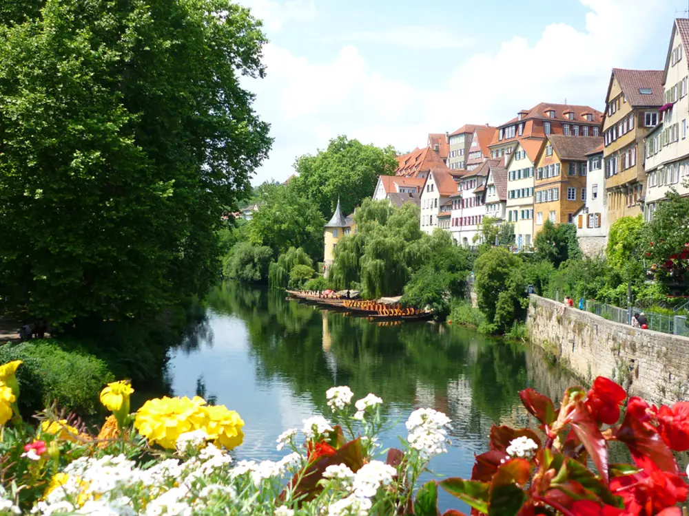 Neckarfront in Tübingen