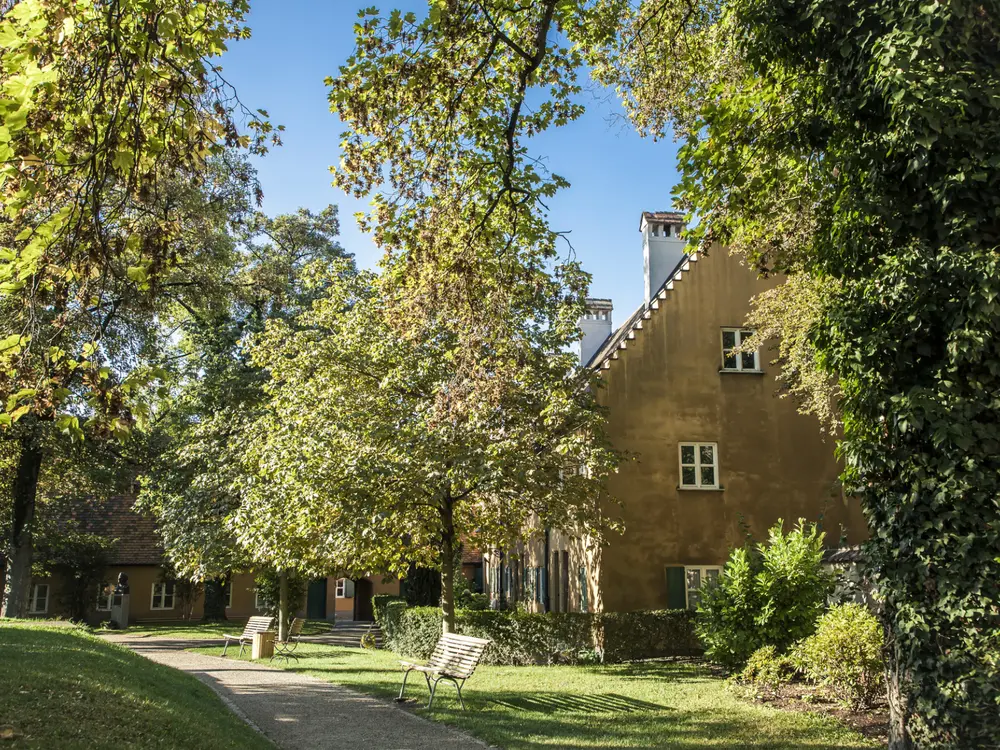 Bei der Augsburger Fuggerei