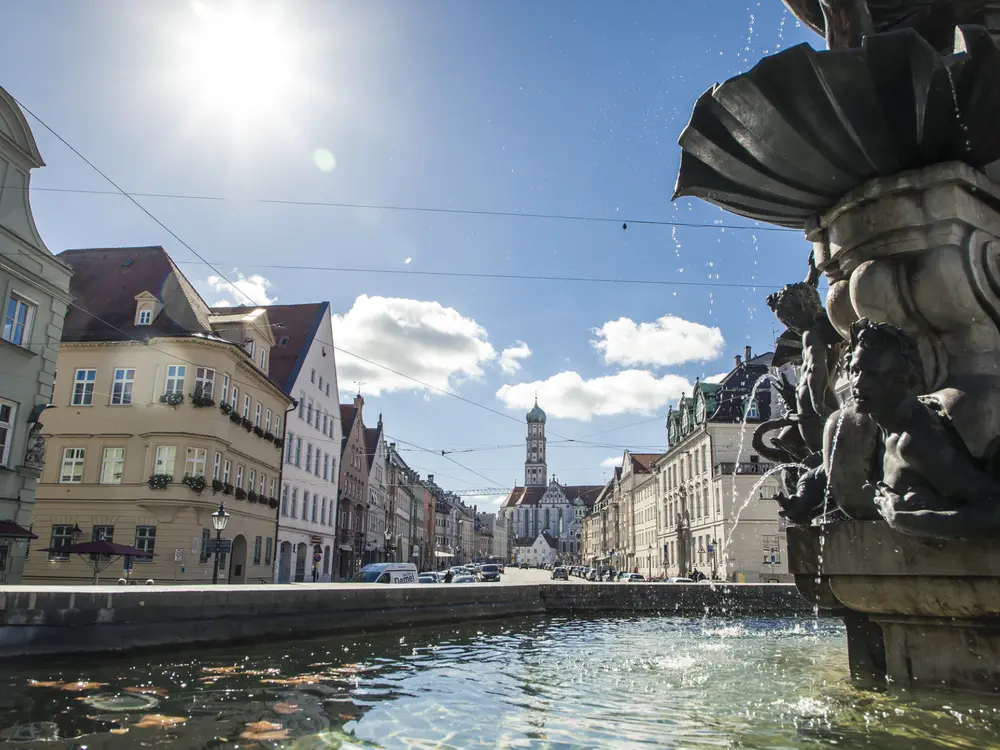 Herkulesbrunnen in Augsburg