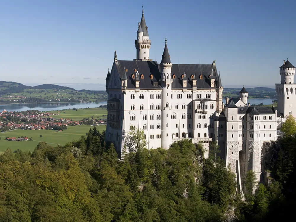 Blick auf Schloss Neuschwanstein