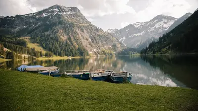 Boote am Vilsalpsee