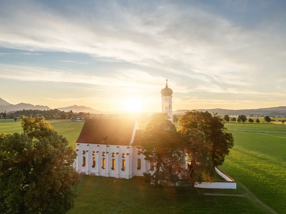 Wallfahrtskirche St. Coloman im freien Felde bei Schwangau