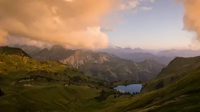 Seealpsee vom Zeigersattel aus