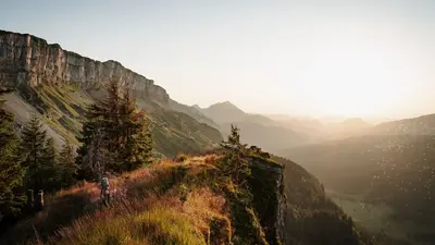 Sonnenuntergang an den Kackenköpfen