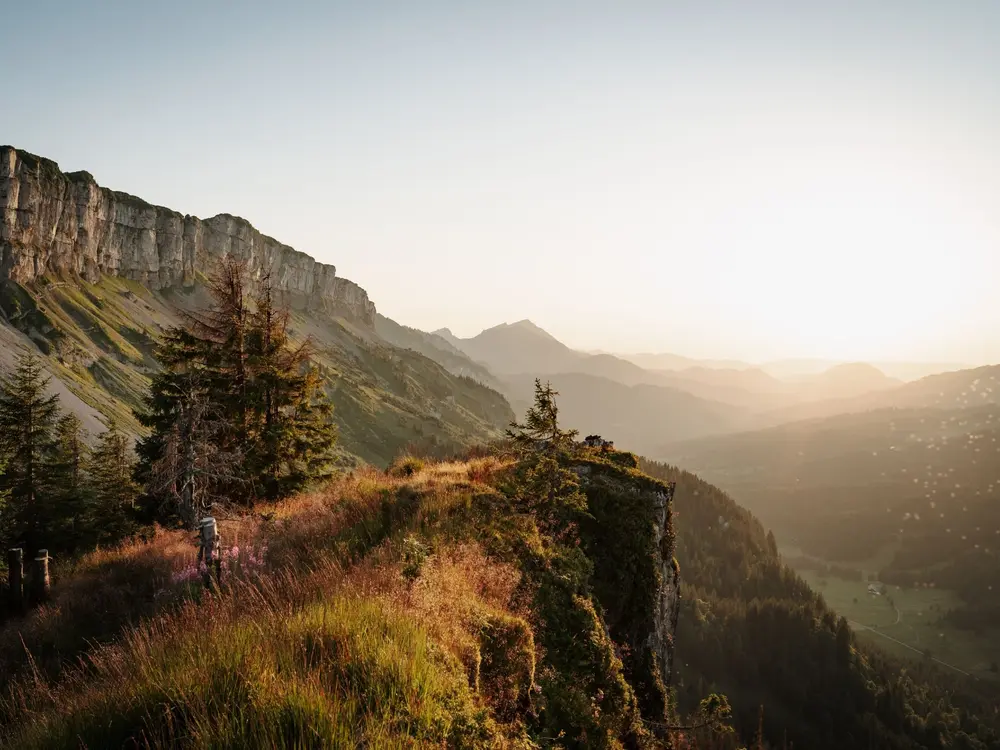 Sonnenuntergang an den Kackenköpfen