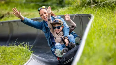 Sommerrodeln auf der Schatzalp