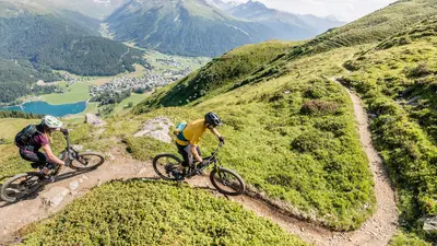 Mountainbiken in Davos