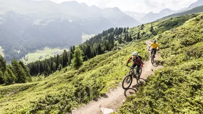 Mountainbiken in Davos