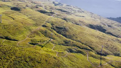 Bikestrecke in der Region Flims Laax