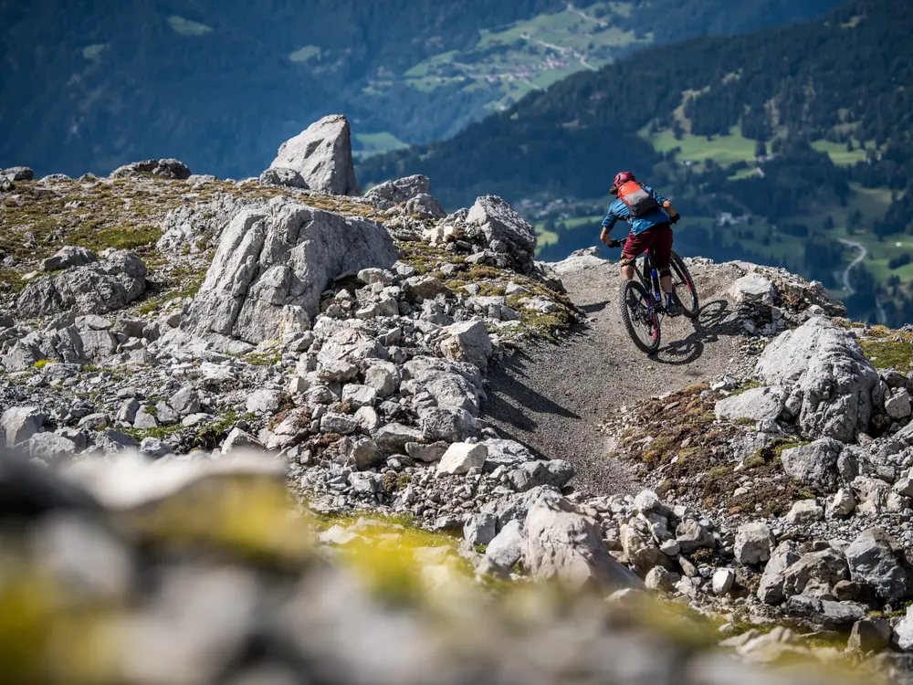 The Great White: Trail im Bike Kingdom Lenzerheide