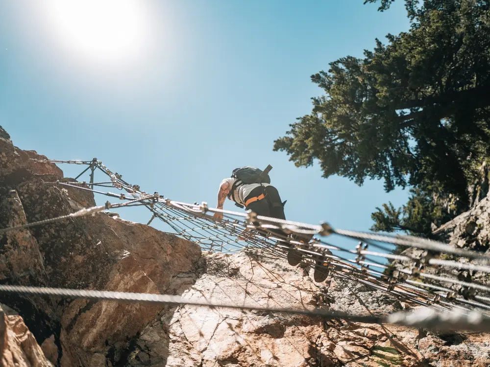 La Resgia Klettersteig, Pontresina