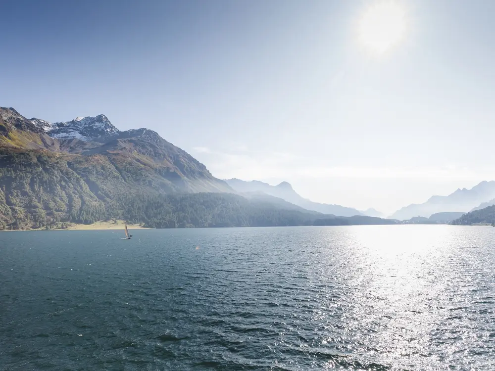 Windsurfen ist im Engadin hervorragend möglich