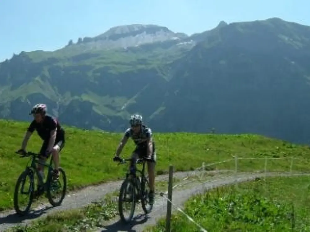Biken auf den Weissenbergen