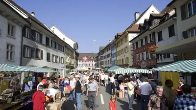 Flohmarkt in der Stadt