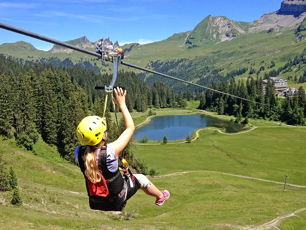 Rasante Fahrt mit dem Sternensauser /