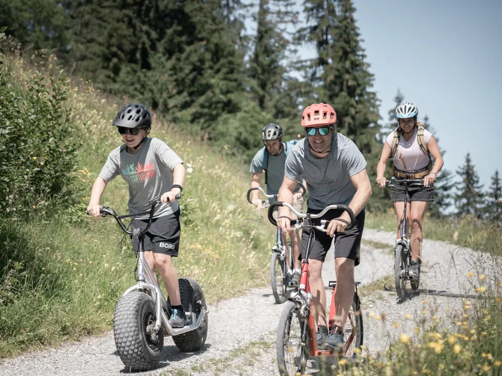 Trottinett in Gstaad