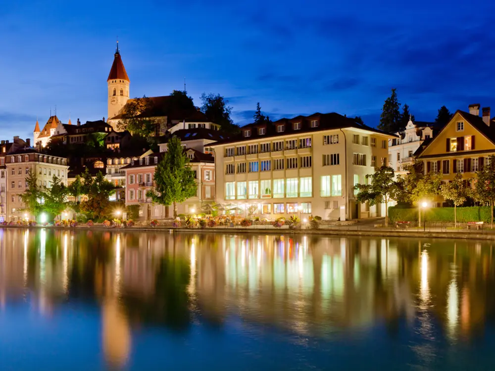 Blick auf die Altstadt von Thun