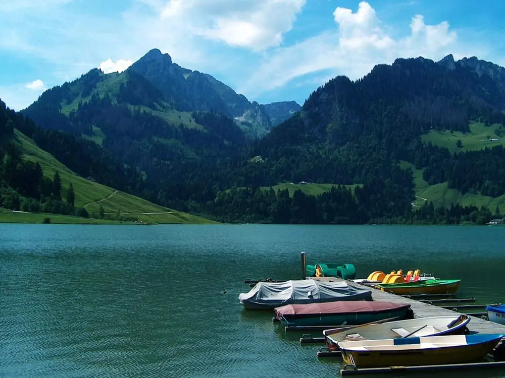 Bootsanleger am Schwarzsee