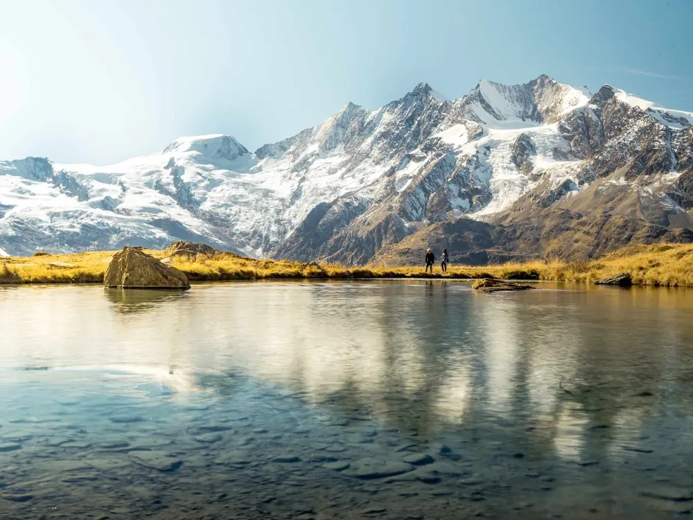 Kreuzbodensee im Saastal