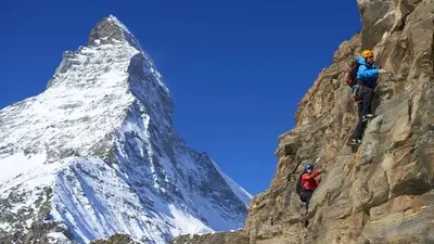 Klettern am Riffelhorn