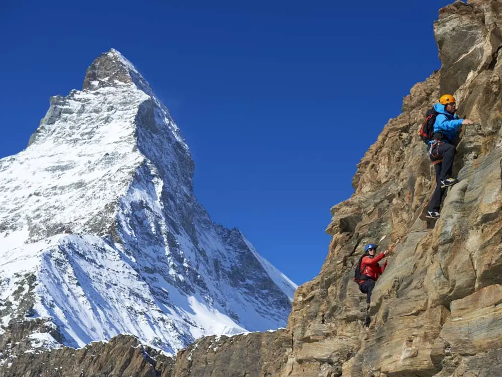 Klettern am Riffelhorn