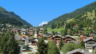 Sicht auf Morgins