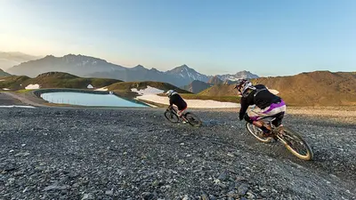 Mountainbiken in spektakulärer Umgebung