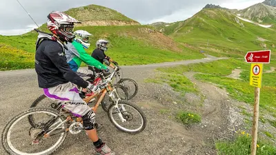 Ausgeschildertes Trailnetz für Mountainbiker in Samnaun