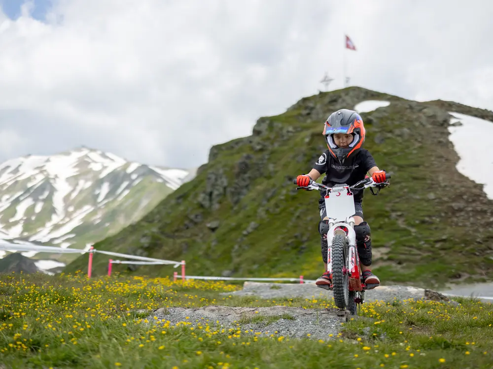 Biken in Samnaun
