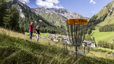 Discgolf in Samnaun