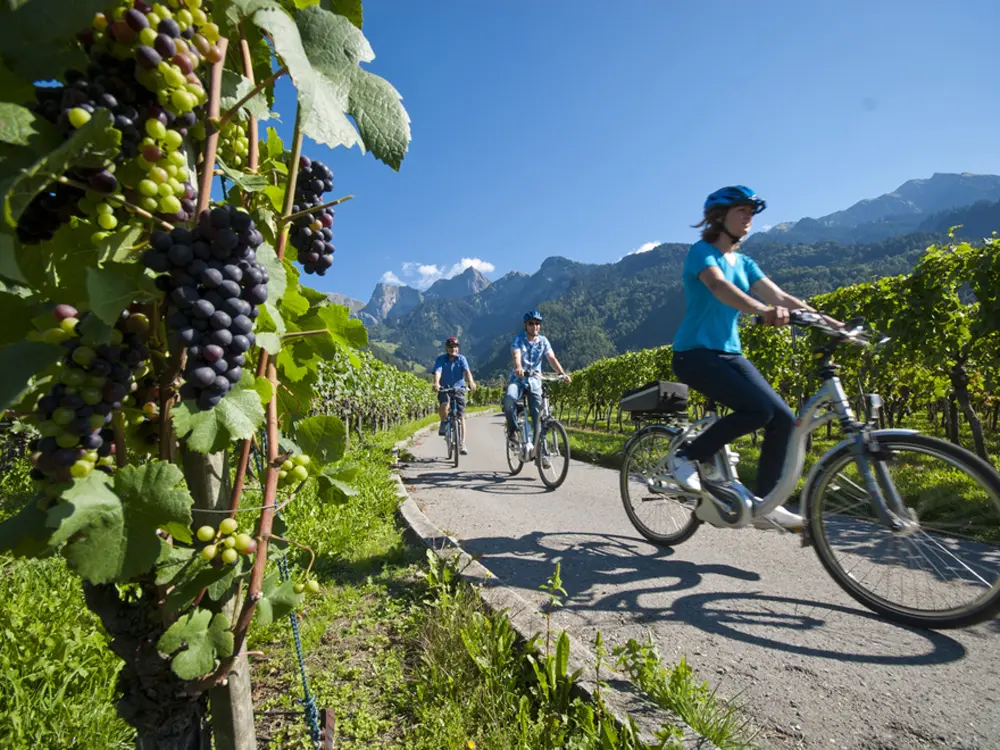 Ebike-Tour im Heidiland