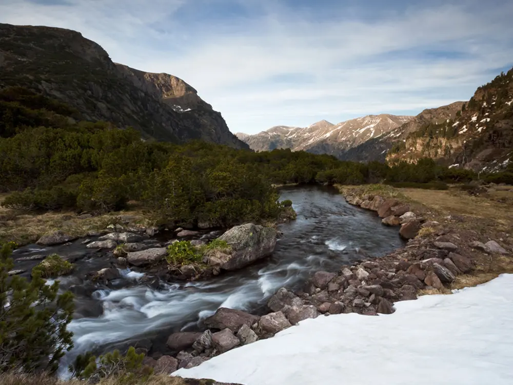 Blick in das Murgtal im Heidiland