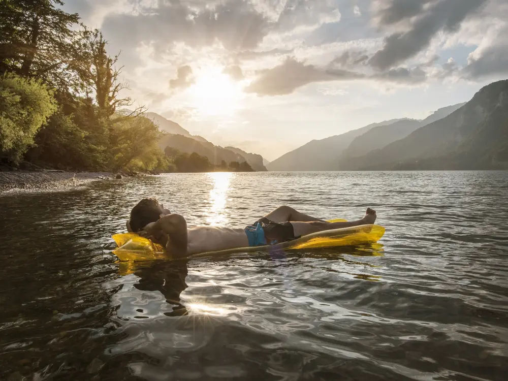 Badespaß am Walensee