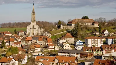 Ortansicht von Châtel-St-Denis