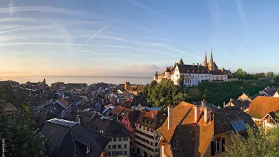 Blick auf das Schloss Neuenburg