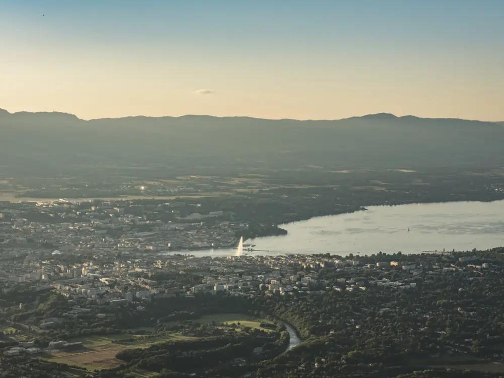 Keystory Geneve mit Dawa Sherpa, auf dem Genfer Hausberg Saleve