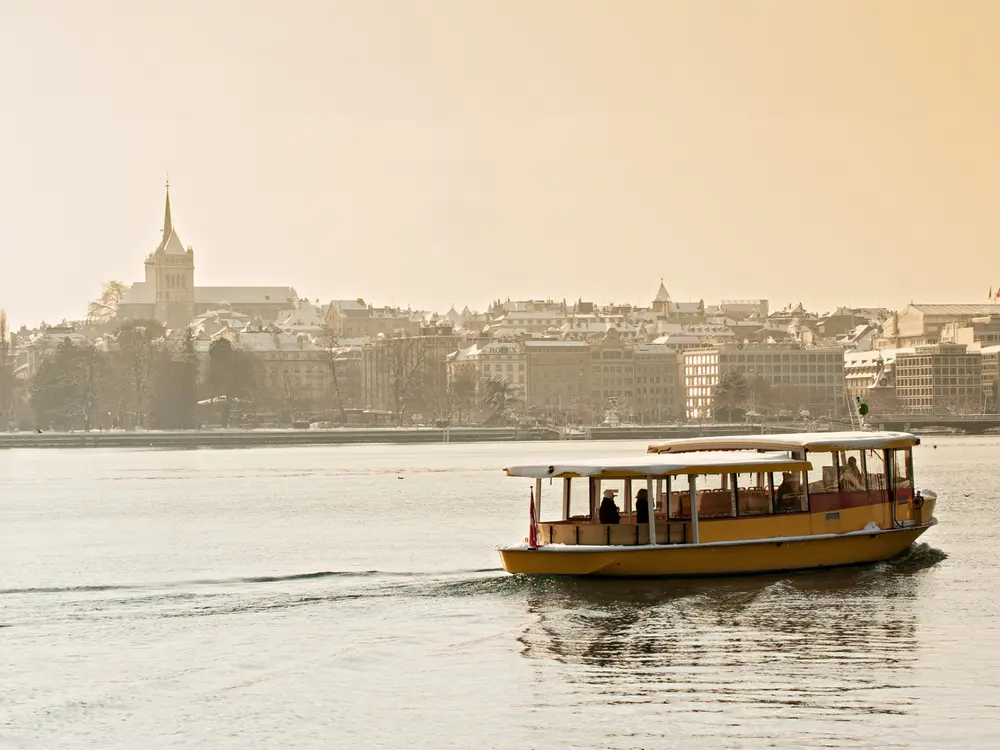 Boot auf dem Genfer See