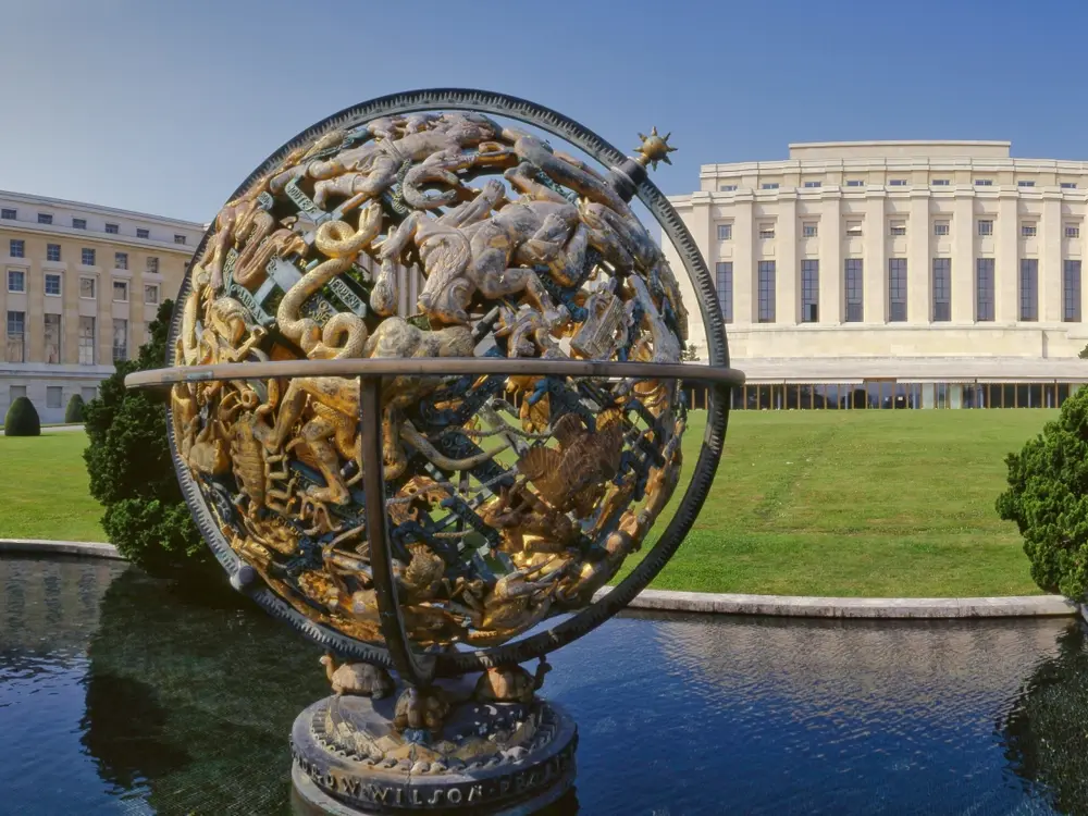 Palast der Vereinten Nationen in Genf