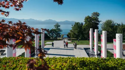Olympisches Museum in Lausanne im Genfer Umland