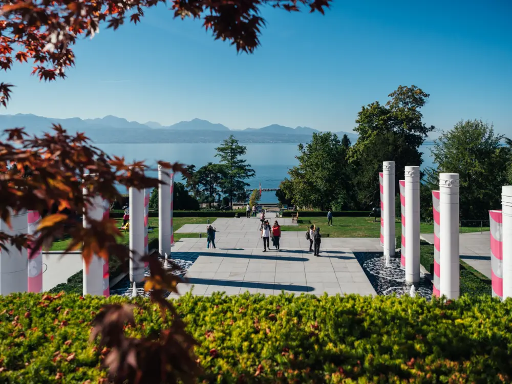 Olympisches Museum in Lausanne im Genfer Umland