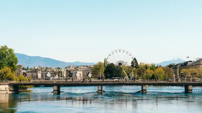 Bergues-Brücke in Genf