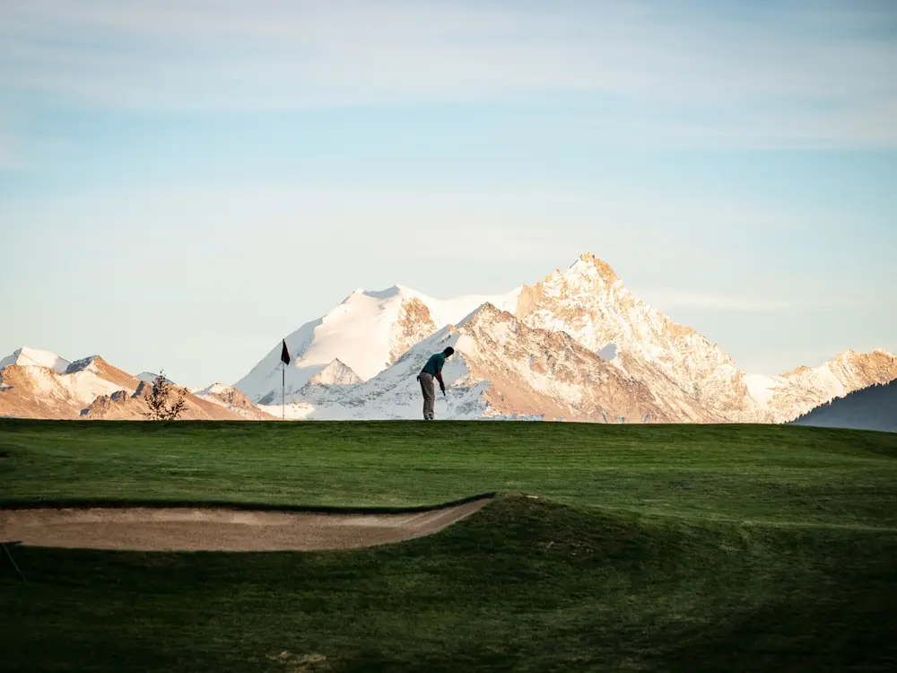 Golfen in Crans