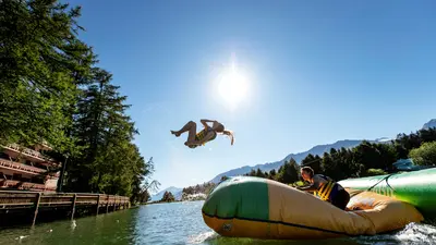 Wasserspaß in Crans-Montana