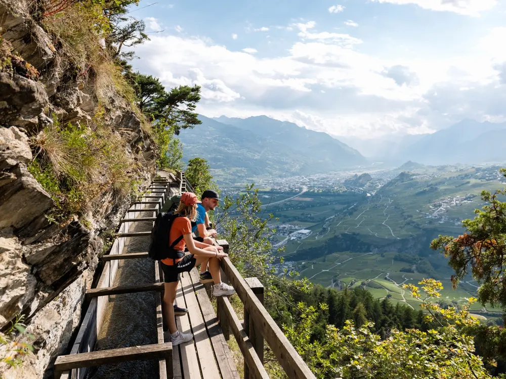 Wanderwege in Crans-Montana