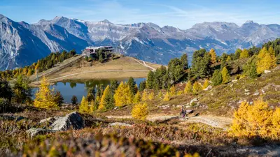 Herbst in den Bergen von Nendaz