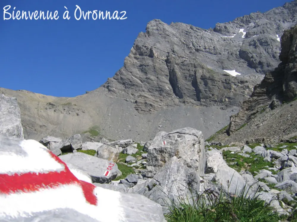 Aufstieg zur Cabane Rambert