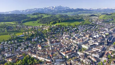 Luftaufnahme von St. Gallen
