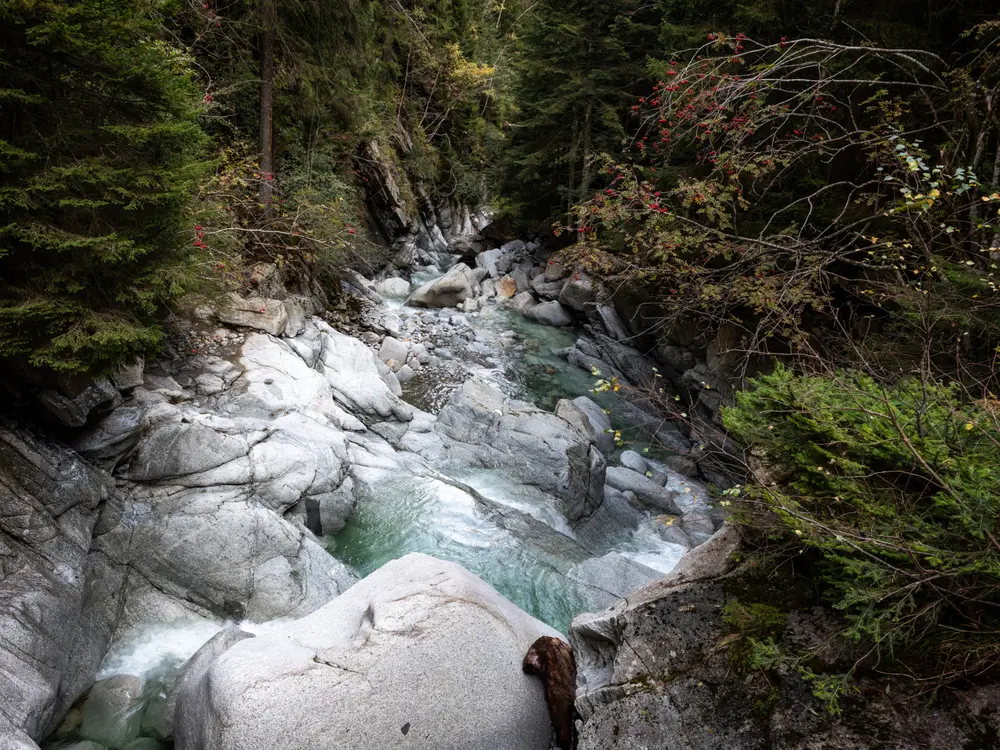 Gletschermühlen bei Wassen in der Ferienregion Andermatt